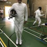 Another happy fencer