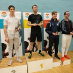Mens Epee L-R Geery, Maynard (Egham Fencing Club), Smythe, Hall