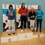 Womens Sabre L-R Bonardi, Sosnowska (Phoenix Fencing Club, Exeter), Frith, De Domenico