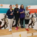 Womens Epee L-R Chung-Halpern, Geroudet (Leon Paul Epee), Sadler, Maynard